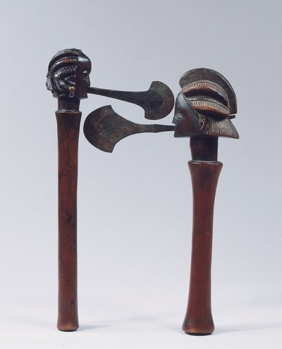 Luba Shankadi axes by Congolese Congolese