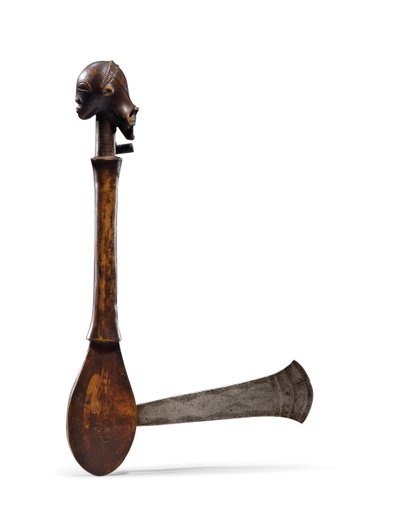 Rare Luba axe by Congolese School