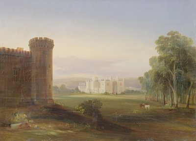 Government House and Stables, Sydney, 1841 by Conrad Martens