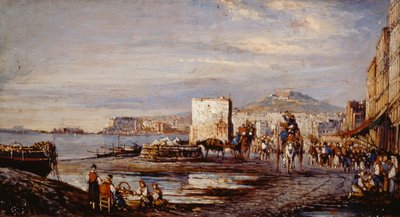 Naples from the Marinella by Consalvo Carelli