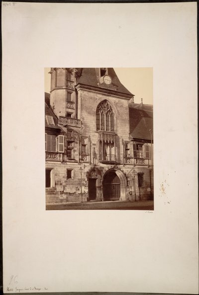 Hotel Jacques Coeur at Bourges by Constant Alexandre Famin