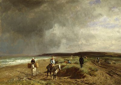 Coast near Villers by Constant Emile Troyon