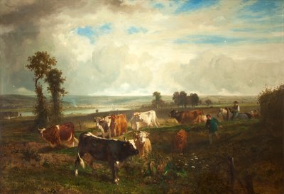 Landscape, Les Hauteurs de Suresnes by Constant Emile Troyon