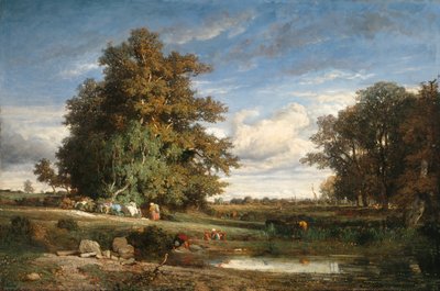 The Marsh, 1840 by Constant Troyon