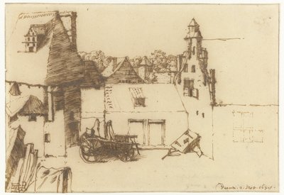 Courtyard of a House in Dieren by Constantijn Huygens (II)