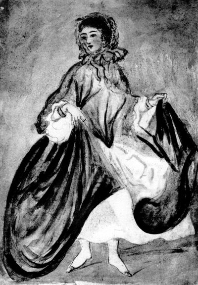 Study of a Woman, 19th century, 1930 by Constantin Guys