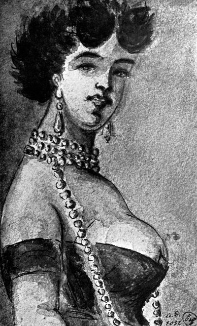Woman, 19th century by Constantin Guys