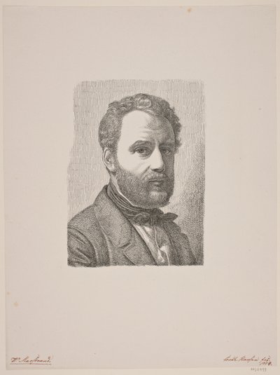 Portrait of Wilhelm Marstrand by Constantin Hansen