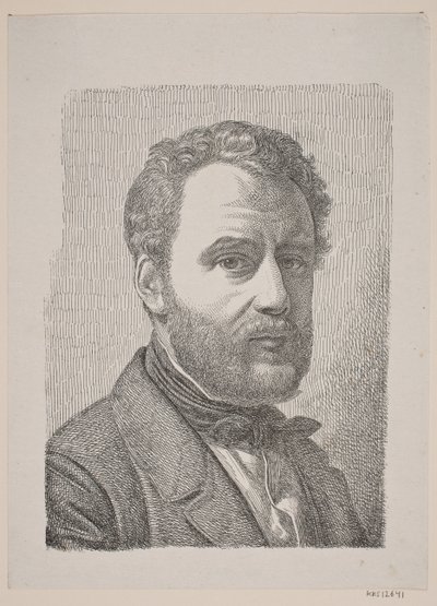 Portrait of Wilhelm Marstrand by Constantin Hansen