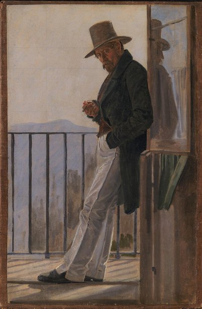 The Painter Ditlev Blunck by Constantin Hansen