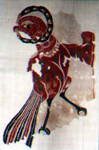 Cloth with eagles by Coptic