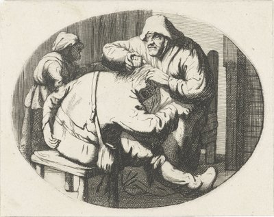 Figures with Lice Comb by Cornelis A. Hellemans