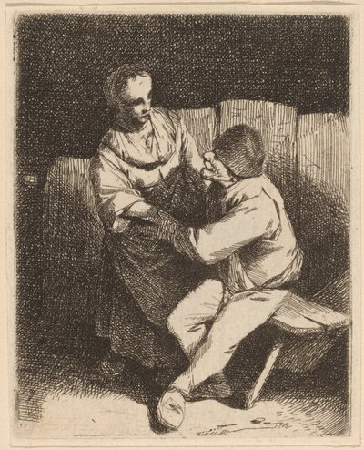 The Refused Caress by Cornelis Pietersz Bega