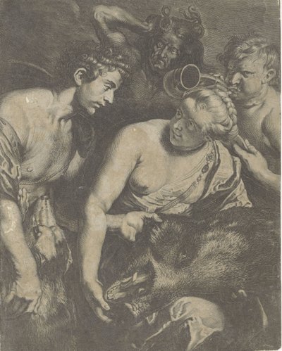 Meleager and Atalanta by Cornelis Bloemaert (II)
