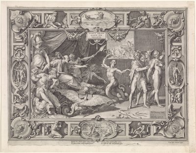 The Calumny of Apelles by Cornelis Cort