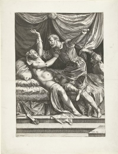 Lucretia and Sextus by Cornelis Cort