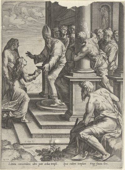 Presentation of Mary by Cornelis Cort