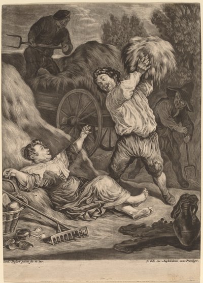 July by Cornelis Dusart