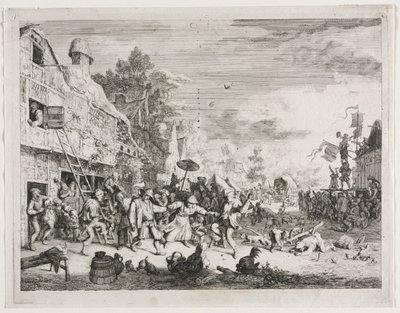 Village Fair by Cornelis Dusart