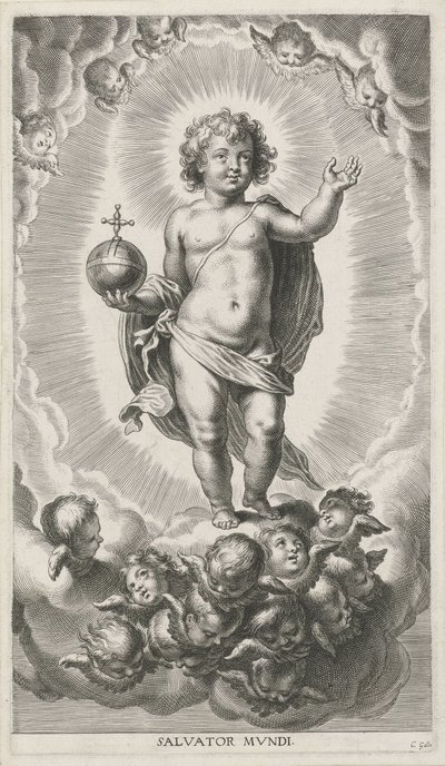 Christ Child with Orb by Cornelis Galle (I)