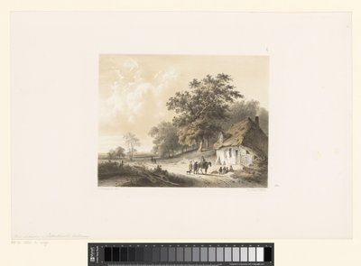 Landscape with House by Cornelis Gerrit Verburgh