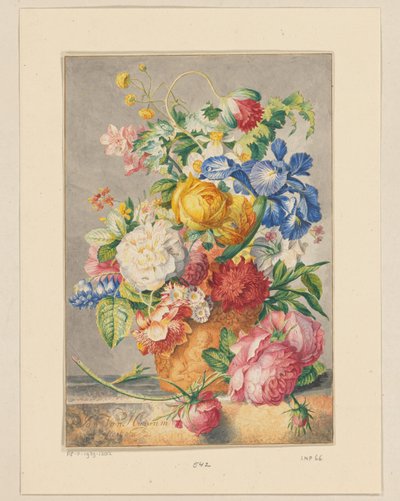 Flower Still Life by Cornelis Ploos van Amstel