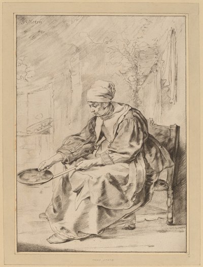 Pancake Woman by Cornelis Ploos van Amstel