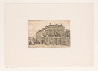 Eighteenth-Century Block of Houses by Cornelis Springer (possibly)