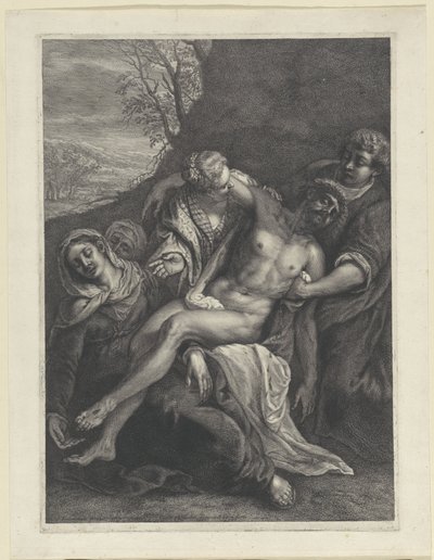 Lamentation of Christ by Cornelis Visscher (II)