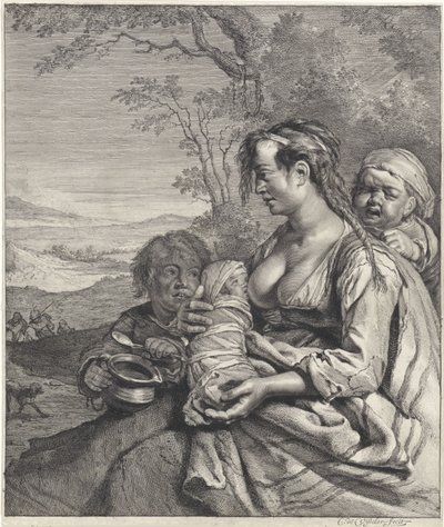 Heidin by Cornelis Visscher (II)