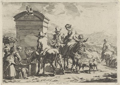 Resting place by Cornelis Visscher (II)