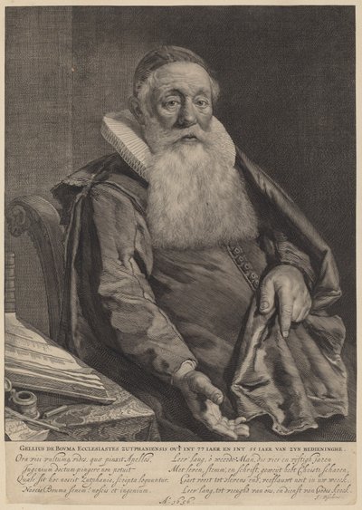 Gellius de Bouma by Cornelis Visscher