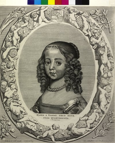 Princess of Orange Mary by Cornelis Visscher