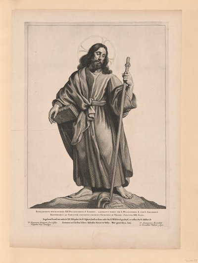 Saint Engelmundus by Cornelis Visscher