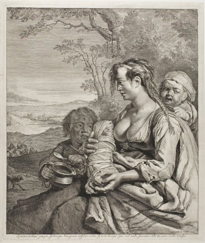 The Bohemian Woman by Cornelis Visscher
