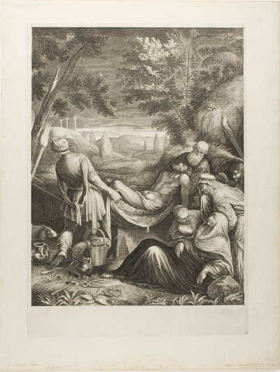 The Entombment by Cornelis Visscher