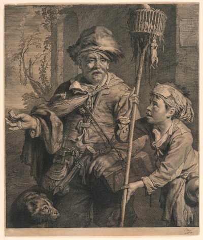 The Rat Catcher by Cornelis Visscher