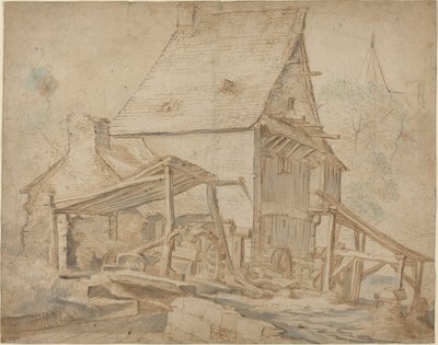 An Old Water Mill by Cornelis Willaerts