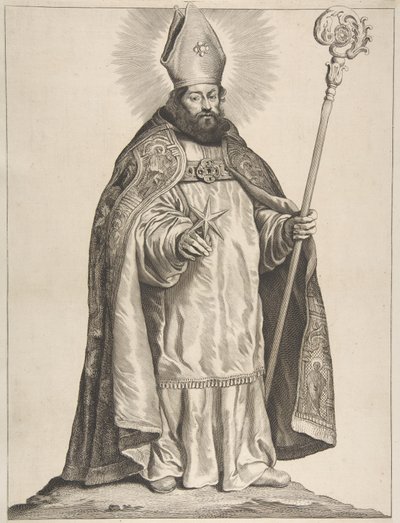 St. Swithbert, 1650 by Cornelis de Visscher