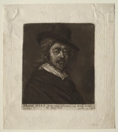 Frans Hals by Cornelis van Noorde