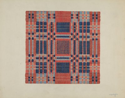 Coverlet (Section) by Cornelius Christoffels