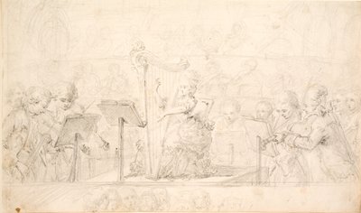 The Harp Concert by Cornelius Høyer