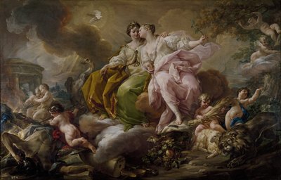 Justice and Peace by Corrado Giaquinto