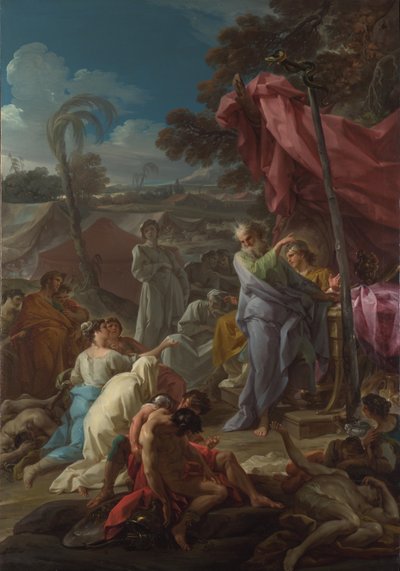 The Brazen Serpent, 1744 by Corrado Giaquinto