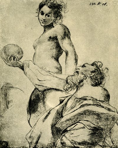 Study to a Group by Antonio da Correggio