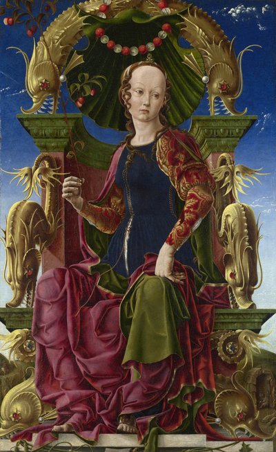 A Muse Calliope by Cosimo Tura