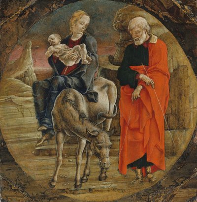 The Flight into Egypt, 1470s by Cosmè Tura
