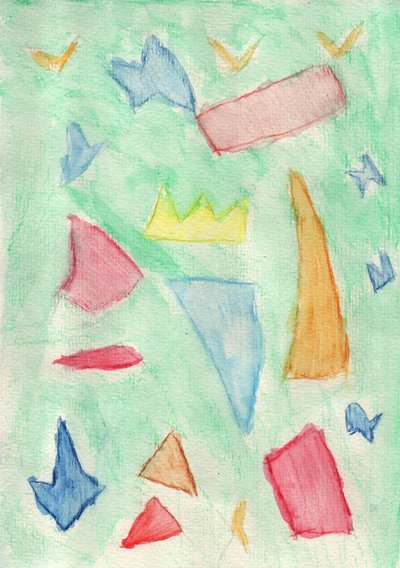 Colorful Shapes by Crazy Artist