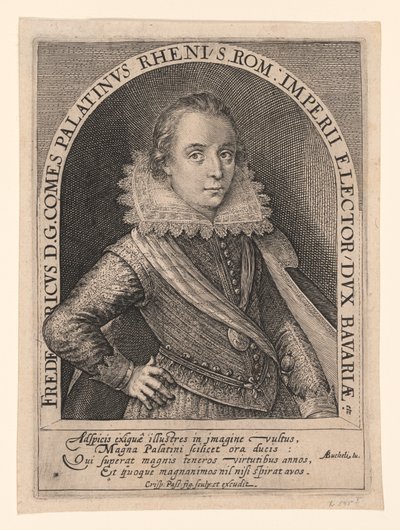 Frederick V by Crispijn van de Passe I