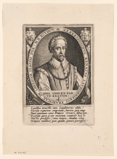 René de Laudonnière by Crispijn van de Passe I